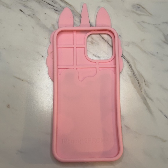 💥 New Unicorn Squishy IPhone 12-13 Pro Max Pink Phone Case - Picture 4 of 4